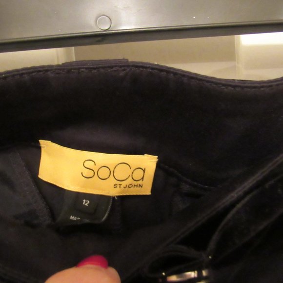 Dressy SoCa St. John Black Cocktail Pants – 12 - Picture 5 of 7